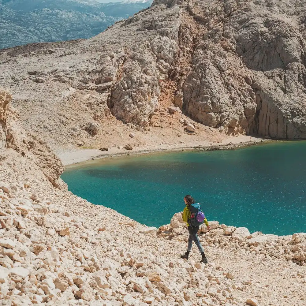 Life on Mars Trail – unique landscape in Metajna on Pag island